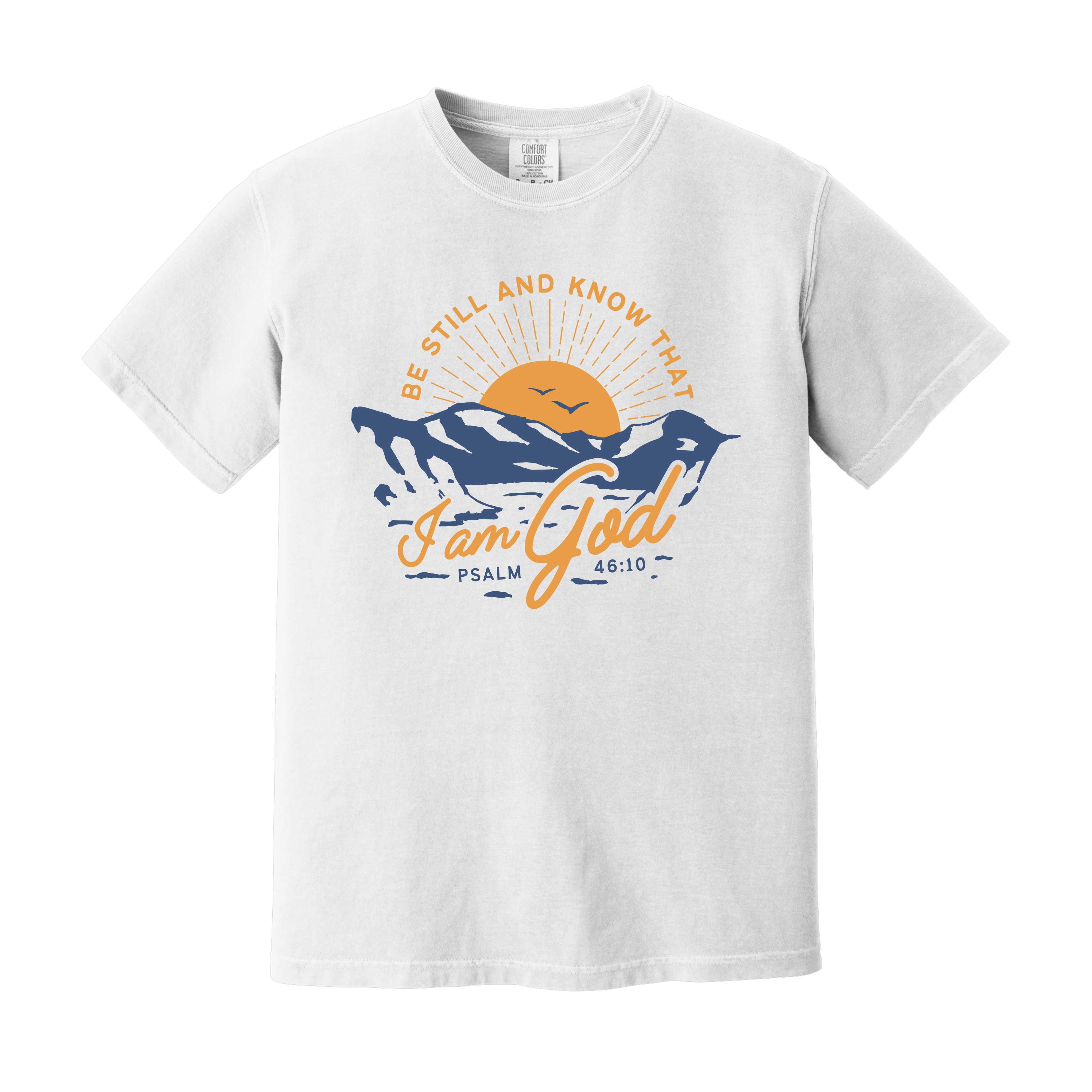 Be Still and Know - Port & Company® Beach Wash® Garment-Dyed Tee