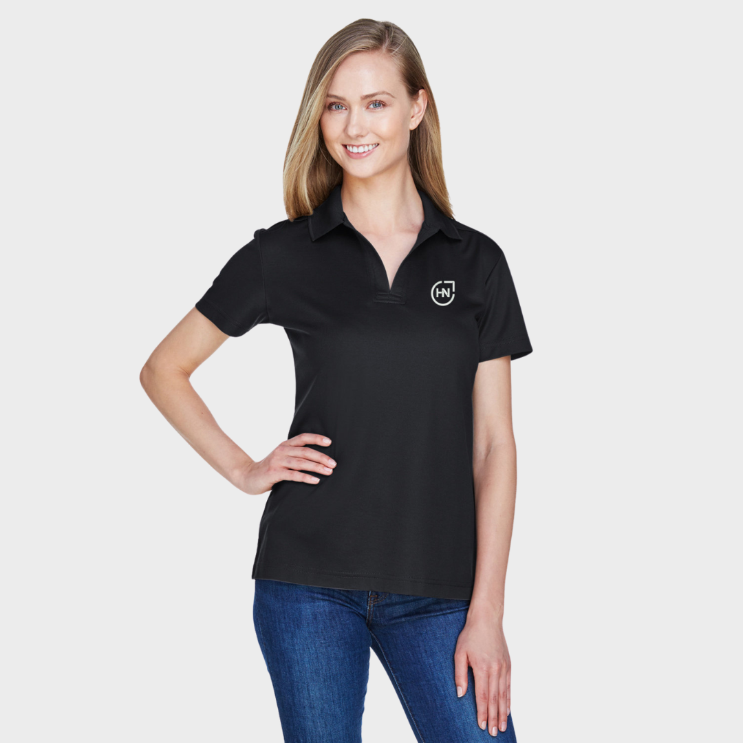 Devon & Jones CrownLux Performance® Ladies' Plaited Polo