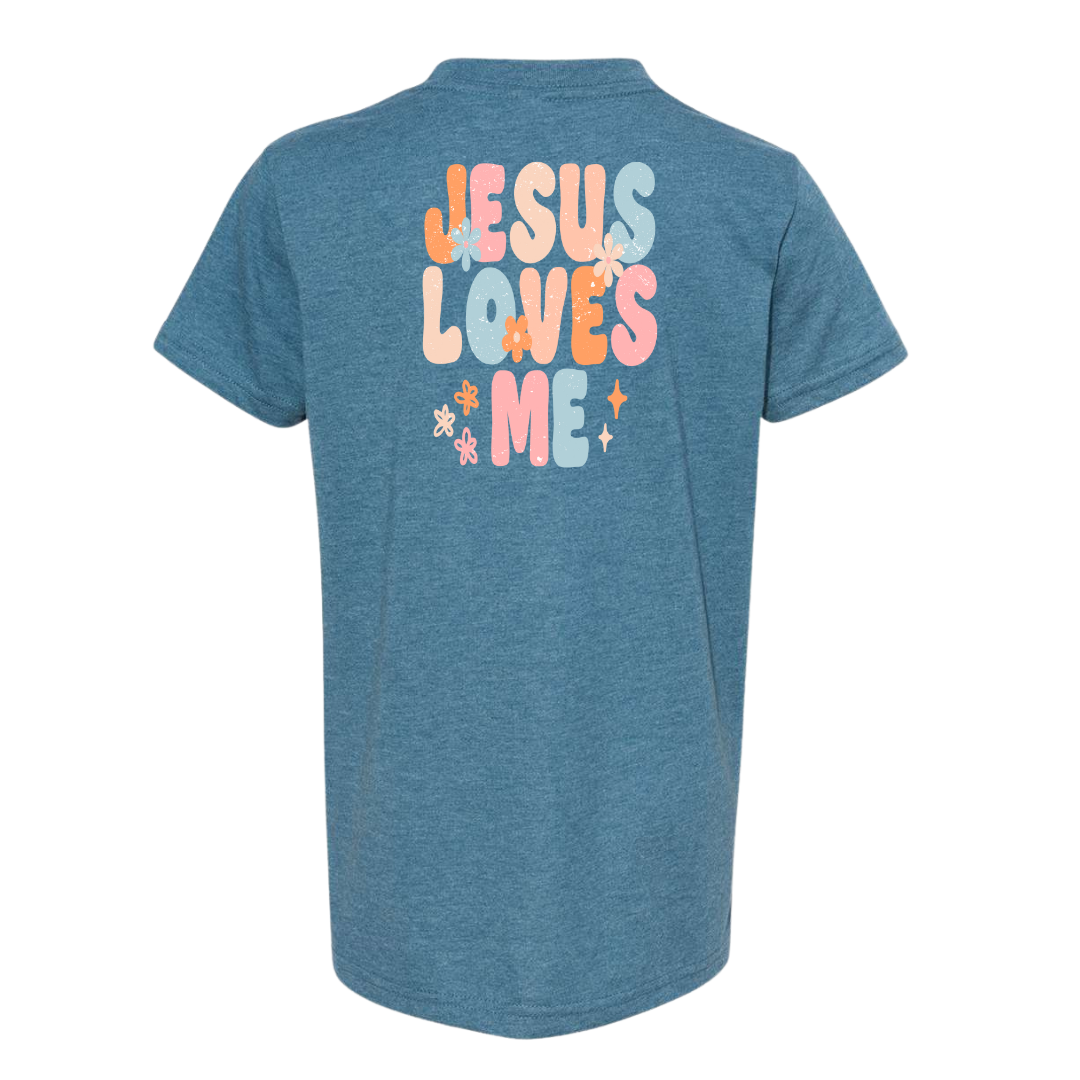 Jesus Loves Me Butterfly Tee (Toddler)
