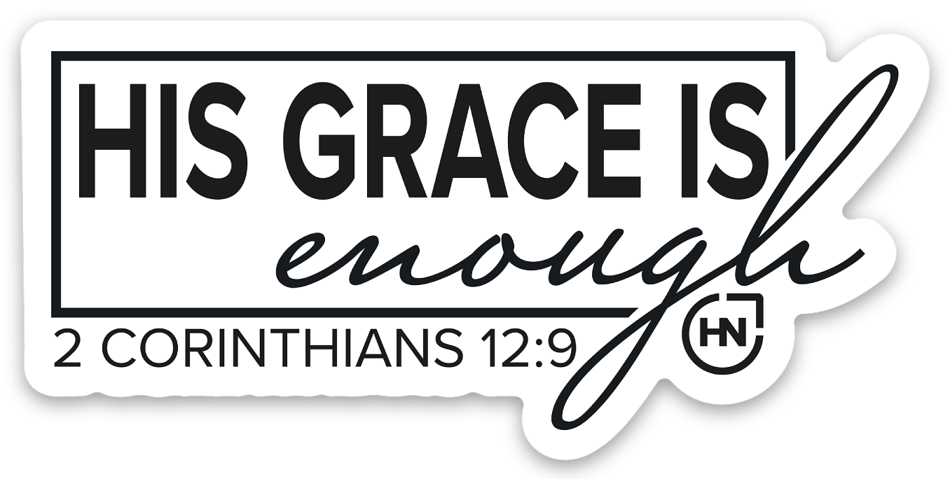 His Grace is Enough Decal